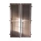 Pair of shutters with wooden shutters in old pink color