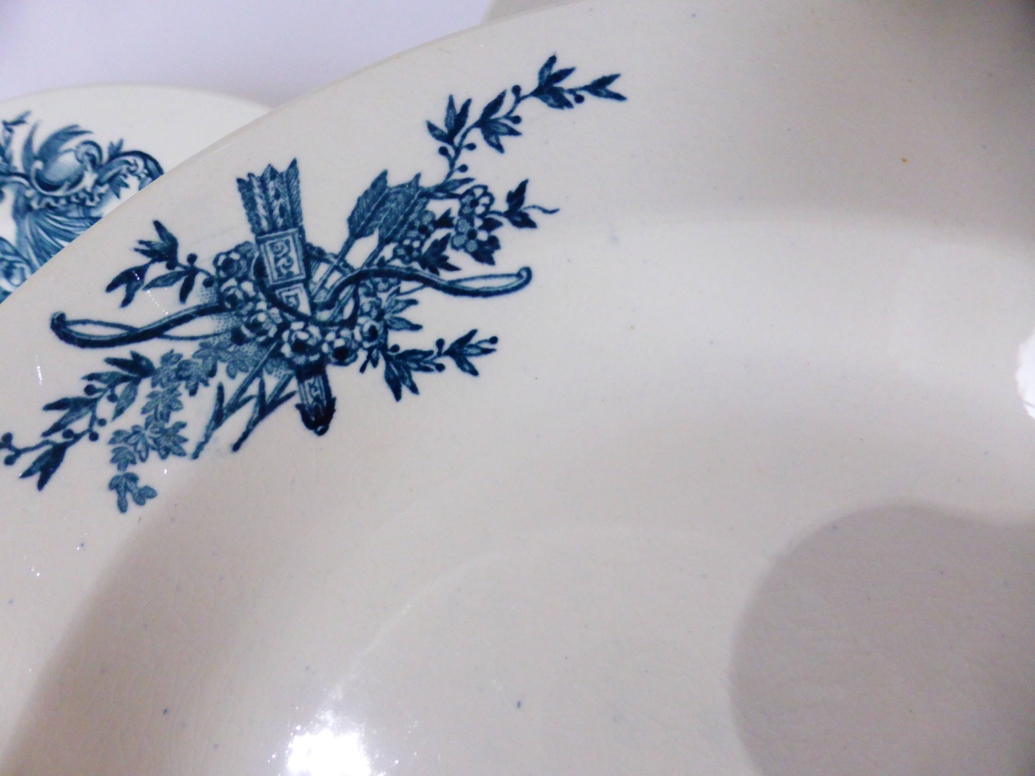 4 vintage deep plates from BFK model Regent 220522