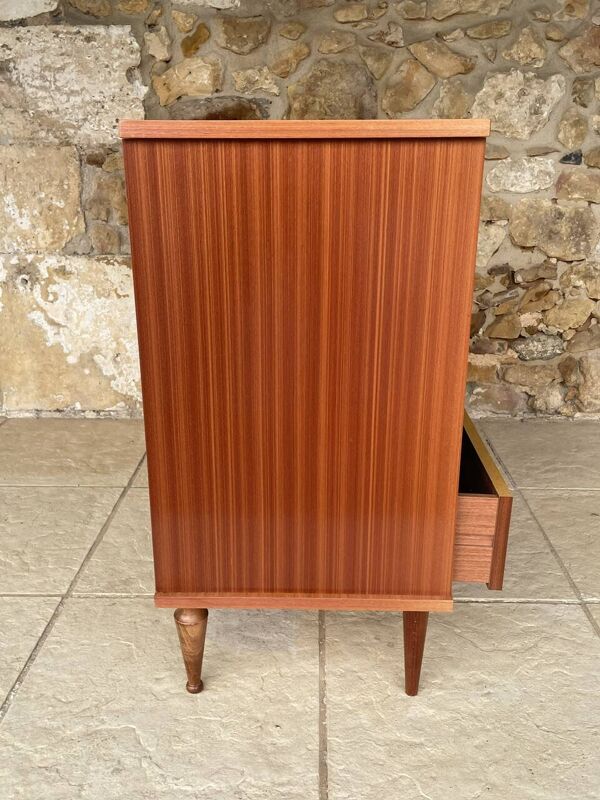 Commode vintage, 4 tiroirs, circa 1960s