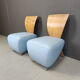 Pair of Bobo lounge chairs by Dietmar Scharping for Dauphin, 2000s