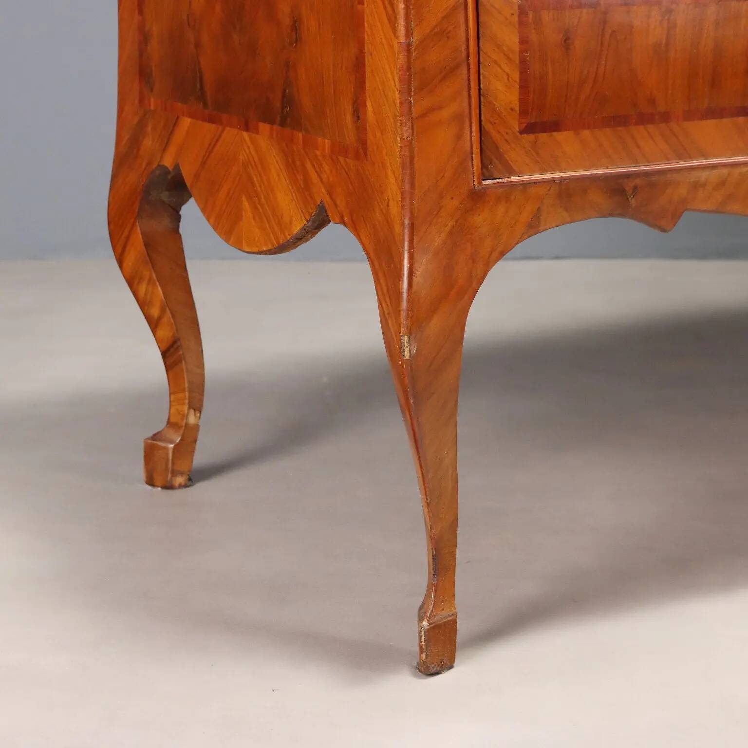 Antique neoclassical commode in poplar, Italy, 18th century