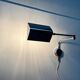 Mid-century Hollywood Regency chrome wall lamp by Florian Schulz for Interline, 1970s.