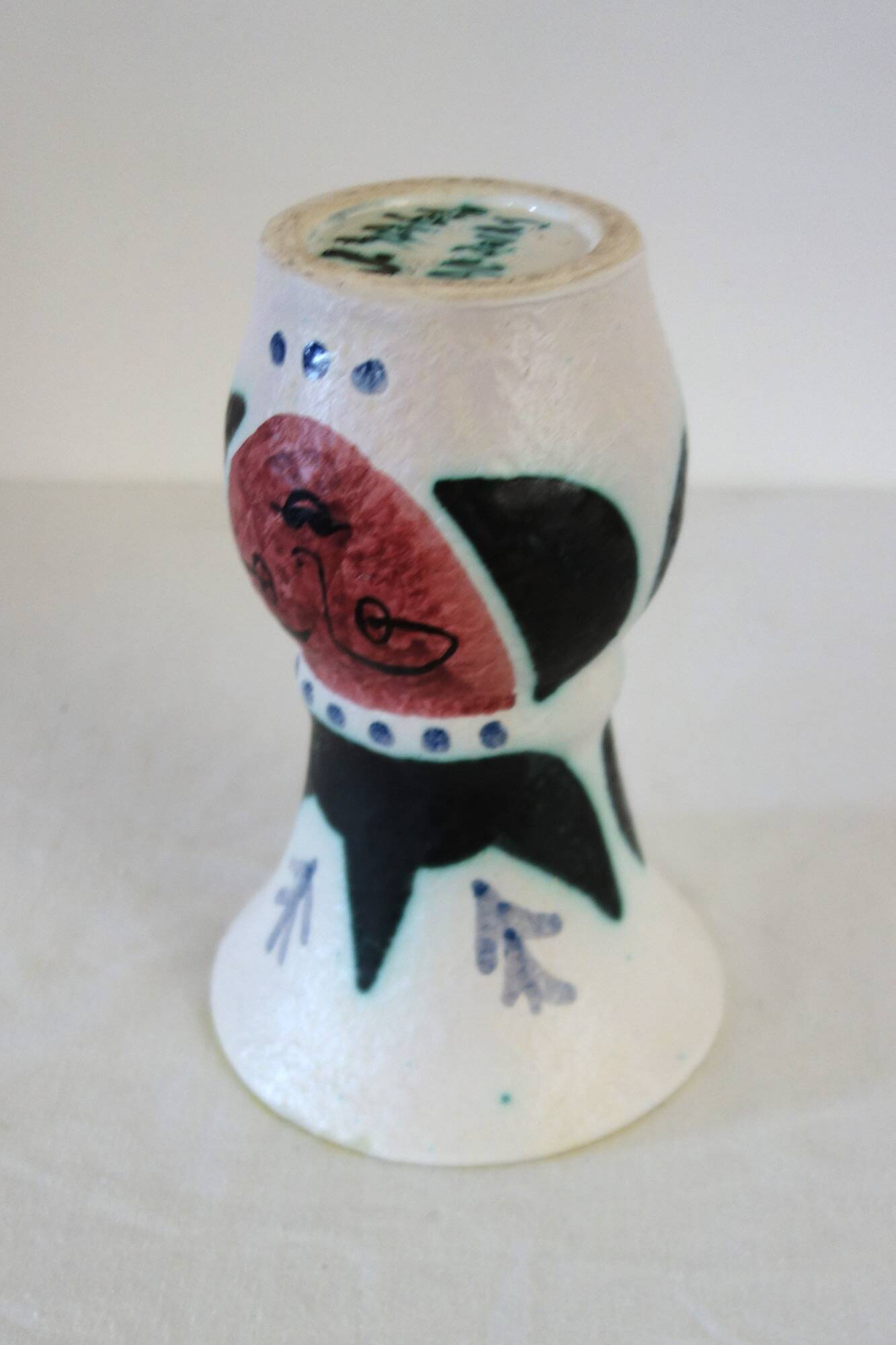Original ceramic vase by Jacques Sagan, Vallauris, 1950s