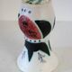 Original ceramic vase by Jacques Sagan, Vallauris, 1950s