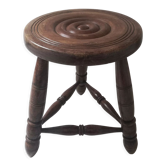 Tabouret tripode vintage