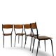 Chaises italiennes du milieu du siècle, années 1960.