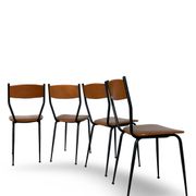 Chaises italiennes du milieu du siècle, années 1960.