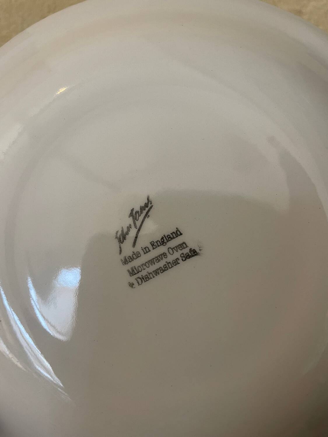 4 dessert plates made in England