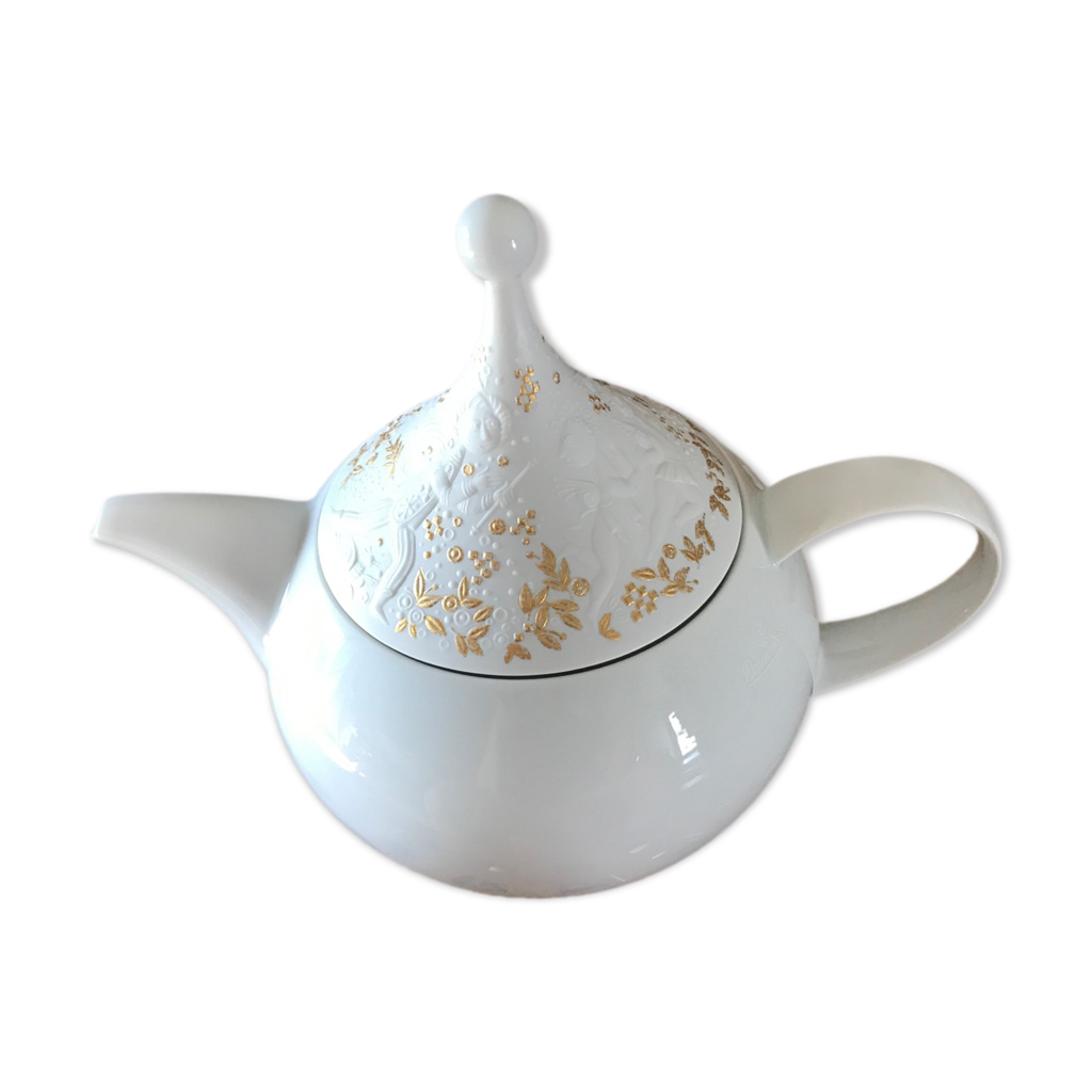 Tasse à Espresso Rosenthal Flûte Enchantée Avec Soucoupe – Porcelaine Blanche – Neuf