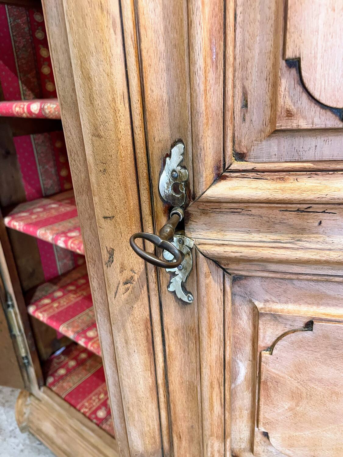 18th century walnut wardrobe