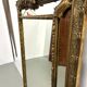 Large antique pediment mirror with parecloses