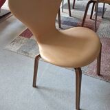 Arne Jacobsen Rosewood Drop leave Table with chairs Fritz Hansen