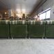 Large 7 piece modular / sectional sofa in striped upholstery, Germany, 70s