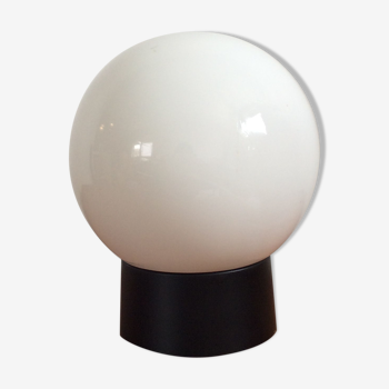 Vintage opaline ball lamp from the 70s