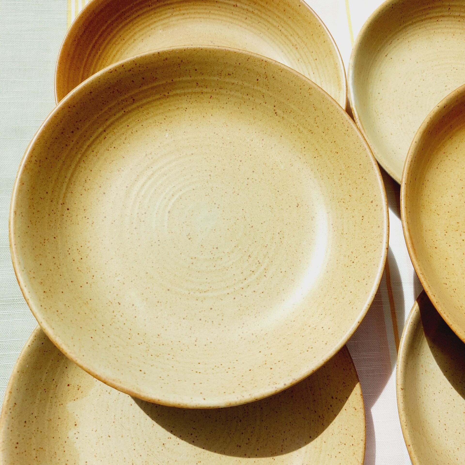 Assiettes creuses grès CNP Grès village