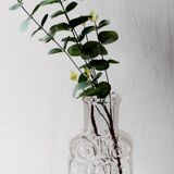 Pressed Glass Vase On The Rocks by Heiner Düsterhaus / Walther Glas / 1972