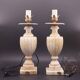Set of 2 Vintage Neoclassica Alabster Table Lamp by Gregoretti & co.