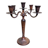 Large 19th century wrought iron candlestick