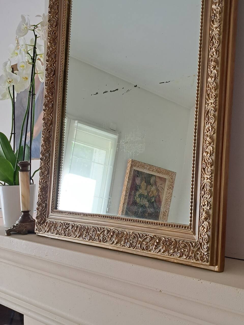 Antique Louis Philippe mirror 101 X 74