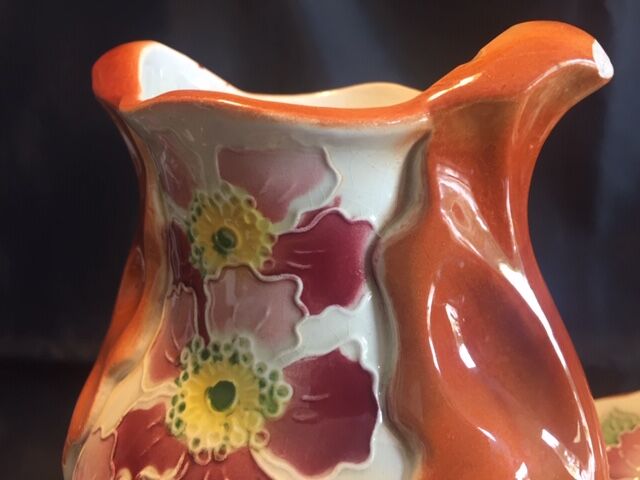 Lot vases and a garden dabbling 1900