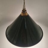Suspension conique en tôle émaillée