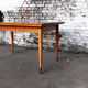 Table à manger vintage avec allonges