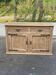 18th-century Parisian buffet renovated in raw wood, 150cm.