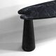 'Eros' console table in black marquina marble by Angelo Mangiarotti