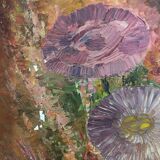 " Bouquet "oil on canvas from the 1950s