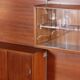 Vintage Scandinavian teak wall unit