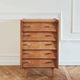 Renovated vintage chest of drawers, Scandinavian style, 1950s-60s.