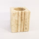 Pencil holder in travertine by Cerri Nestore, 1960