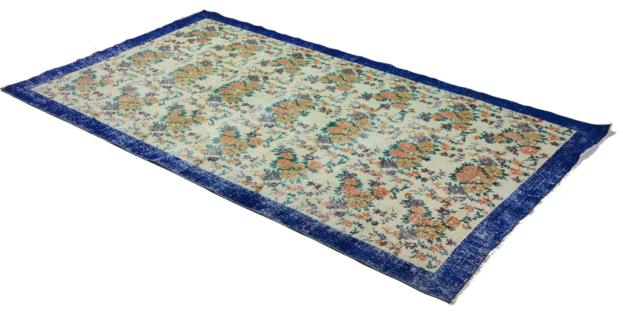 Anatolian handmade vintage rug 290 cm x 162 cm
