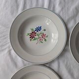 Set of 6 VF Paris soup plates