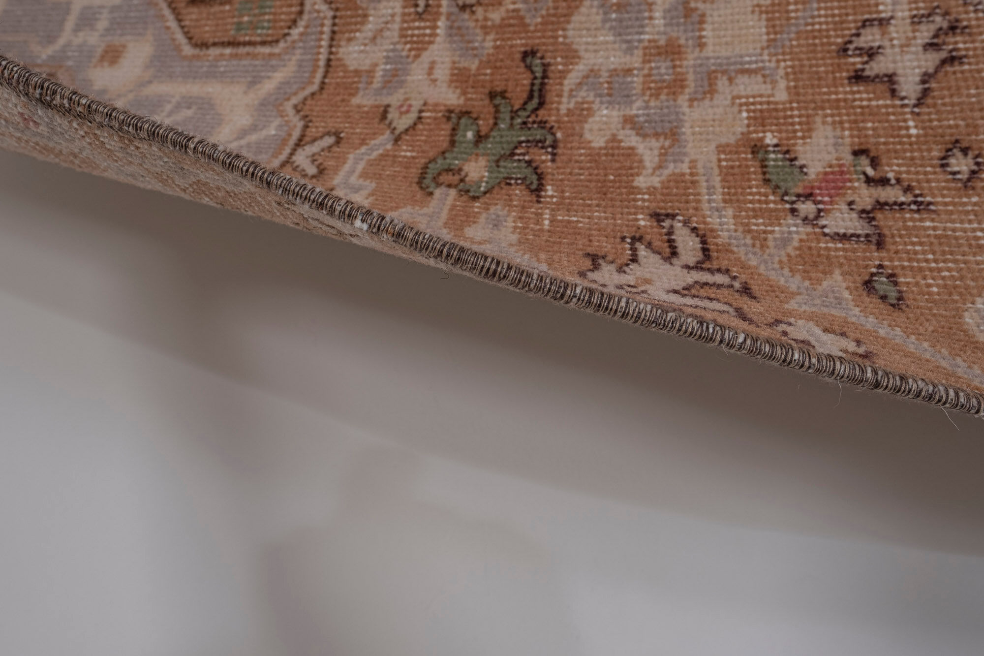 Small Turkish Distressed Runner Rug, 1970s 62 x 300 cm