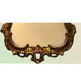 Miroir doré de style Louis XVI 95 x 65cm
