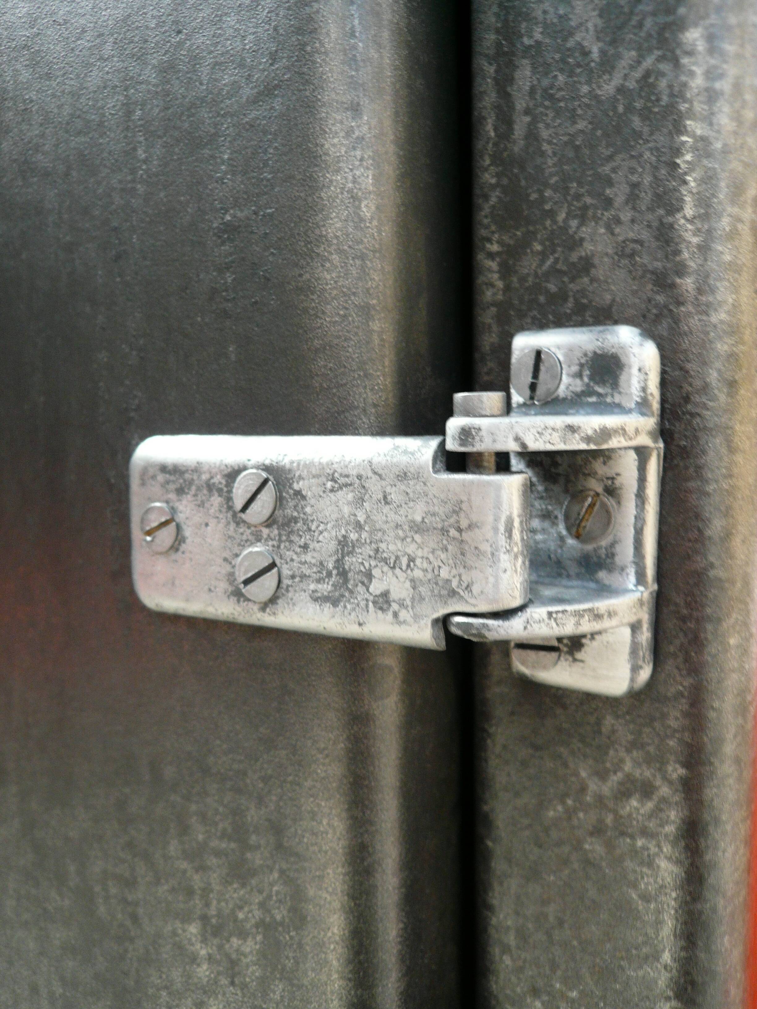 Old metal cabinet / 1950s / industrial