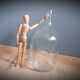 Authentic demijohn transparent 5L