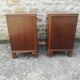 Paire de chevets en noyer