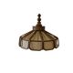 Vintage wooden pendant light from the 1960s.