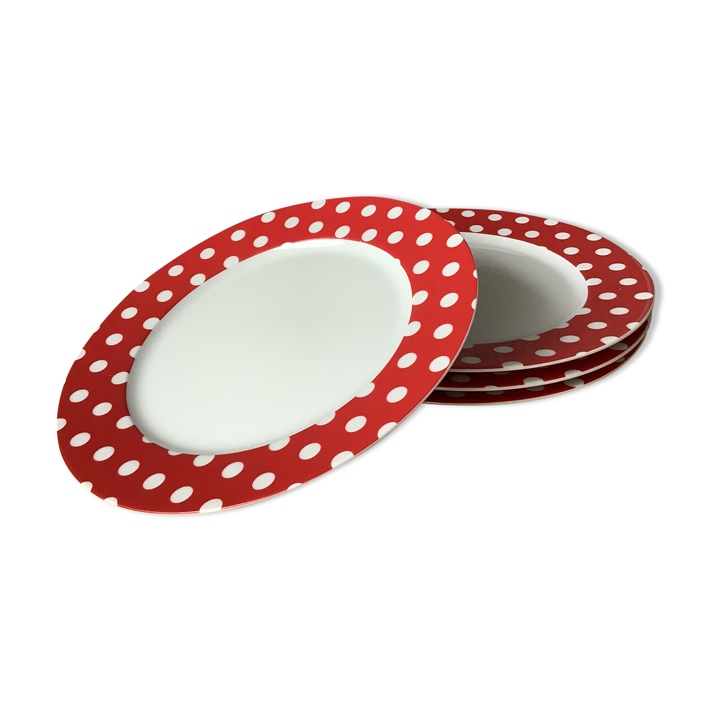 Polka dot plates Guy Degrenne