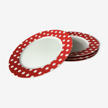 Assiettes à pois Guy Degrenne