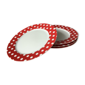 Polka dot plates Guy Degrenne