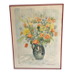 Tableau test in colours Still life with wildflowers - Lucien Gibert