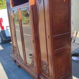1925 office library in solid waved mahogany