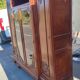 1925 solid curly mahogany office bookcase
