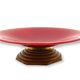 Modern red vide poche / centerpiece, Sevres France 1940s