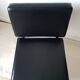 Chrome metal and imitation leather armchair from the 50s