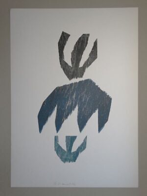 Dancer, woodcut, W. Tauchert