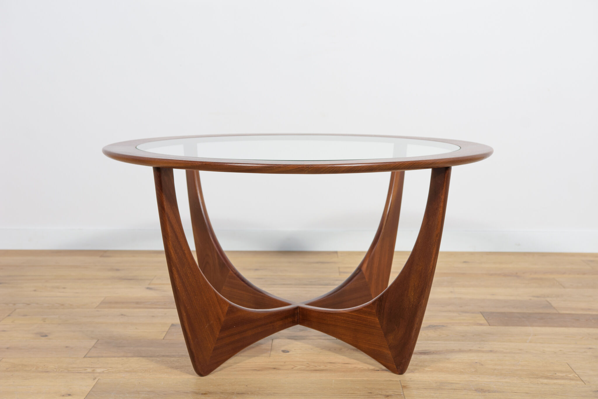 Round Astro Coffee Table in Teak by Victor Wilkins for G-Plan, 1960s